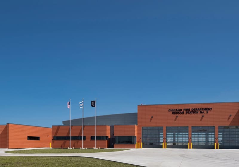 O'Hare Aircraft Rescue + Fire Fighting Station No. 2
