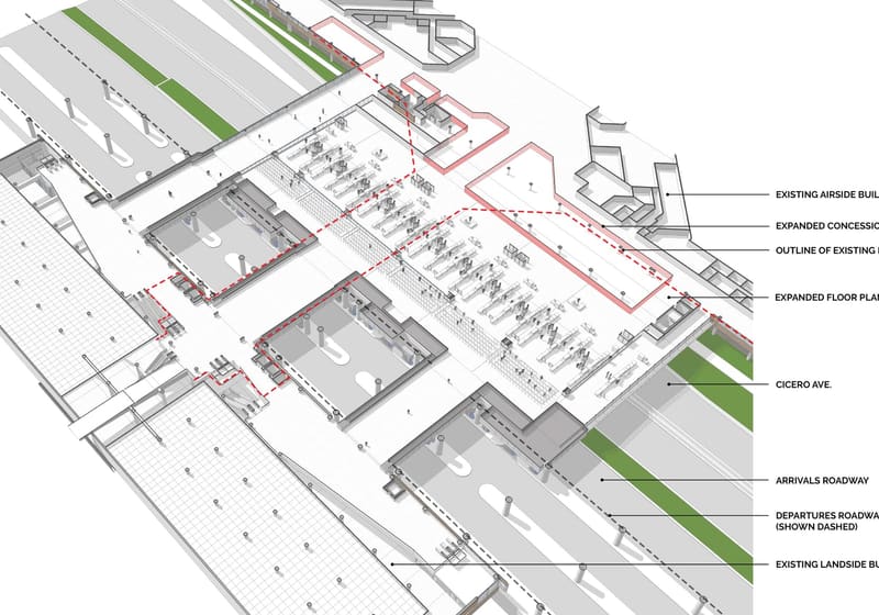 Midway Airport Security Checkpoint Expansion