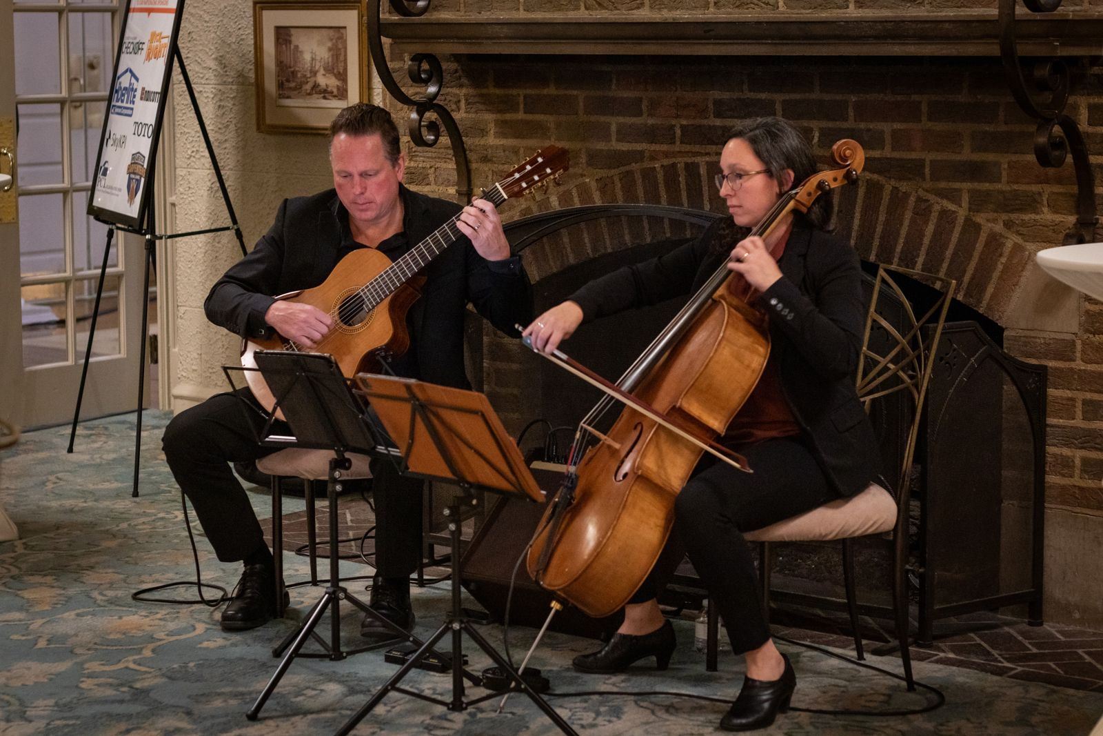 Live music during the 2025 Gala reception.